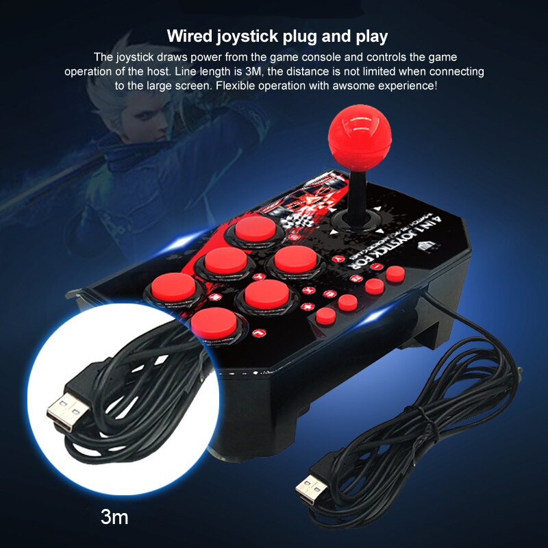 Mando De Juegos Para PC, Joystick USB, Para Switch, PS3 – Grandado