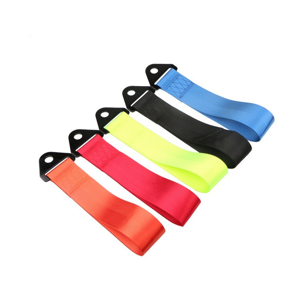 1Pcs 25cm Towing Rope High Strength Polyester Trailer Tow Ropes Racing Car Universal Tow Eye Strap Tow Strap Bumper Trailer