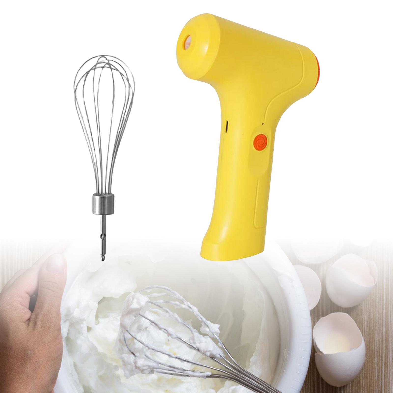 Wireless Portable Electric Food Mixer Hand Blender High Power Dough Blender Egg Beater Hand Mixer