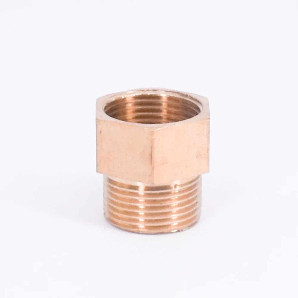 1/8"1/4"1/2"3/4" BSP Thread Brass Reducer Female to Male Threaded Hex Bushing Pipe Fitting Water Gas Adapter Coupler Connector