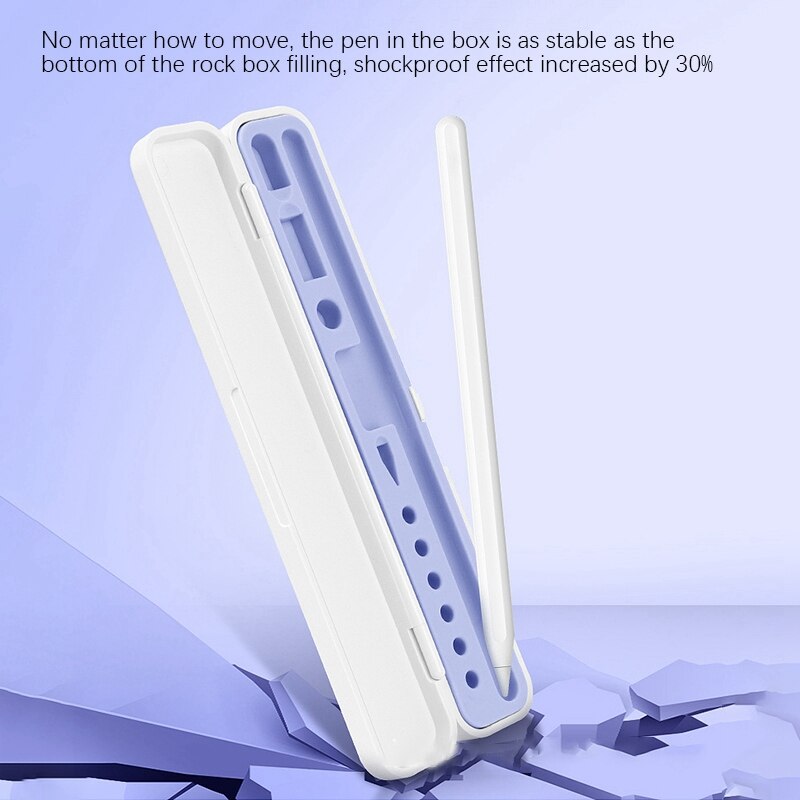 Storage Box for Apple Pencil,Multifunctional Portable Hard Cover Portable Case for Apple Pencil1/2
