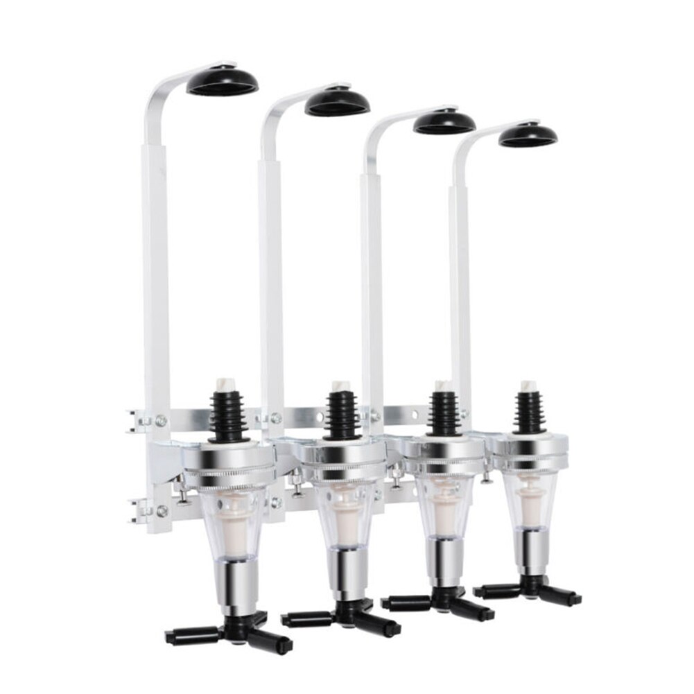 4 flaske stativ optikk veggmontert vin dispenser sprit drikke holder bar butler drikke dispenser bar tilbehør