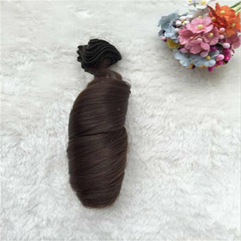 15*100cm Extension Doll Wigs Hair Toy Natural Color Curly Doll Hair for Dolls Wigs Accessories Handmade Clothing Doll Wigs: G