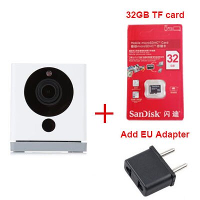 Originele Xiaomi CCTV Mijia Xiaofang 1S 110 Graden F2.0 8X1080 P Digitale Zoom Smart Camera IP WIFI draadloze Camaras Cam PK Dafang: add EU Plug 32G