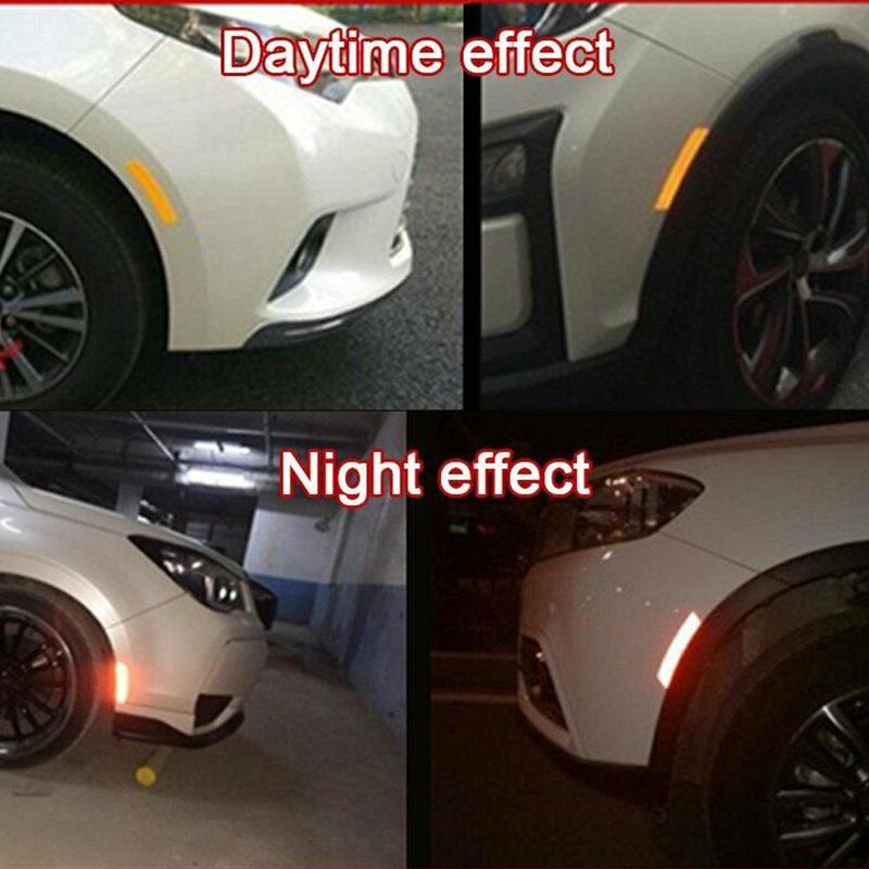 Car Reflective Strap Safety Warning Sticker Vehicles Roll Tape Warning Safety Truck Motorcycle Reminder Sticker Reflecti K3F4