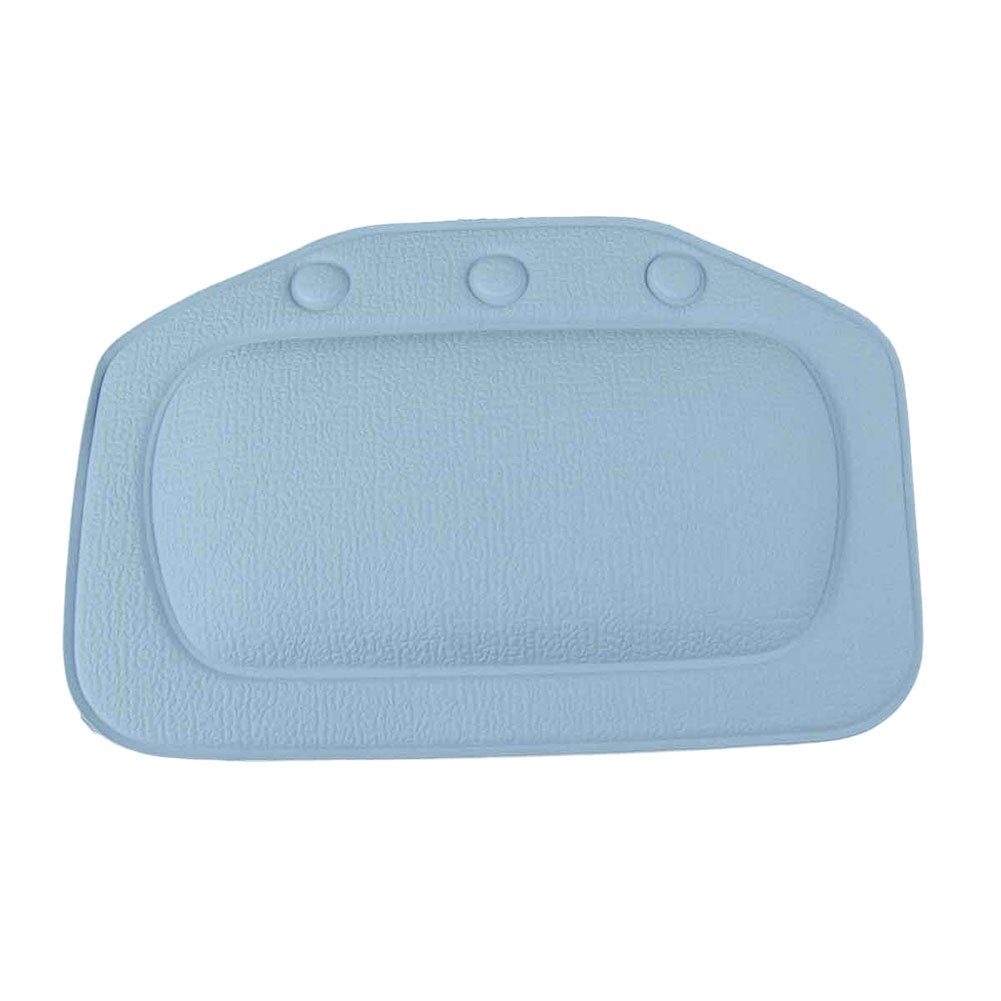 Cushioned Head Neck Spa Rest Bathtub Bath Relaxing Pillow Pillow: Blue