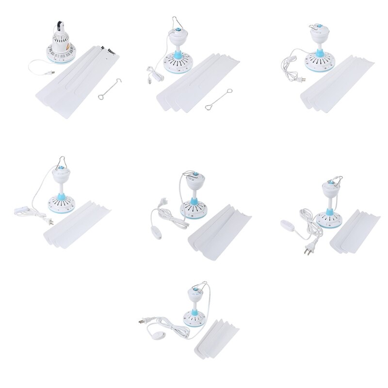 40cm 50cm 60cm 70cm 90cm 105cm 120cm AC 220V US Plug Ceiling Fan Hanging Fan with On off switch for home and more