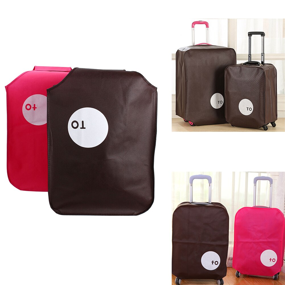 20 24 28 inch Luggage Protective Cover Trolley Suitcase Solid Color Dust Bags Case Travel Accessories Supplies