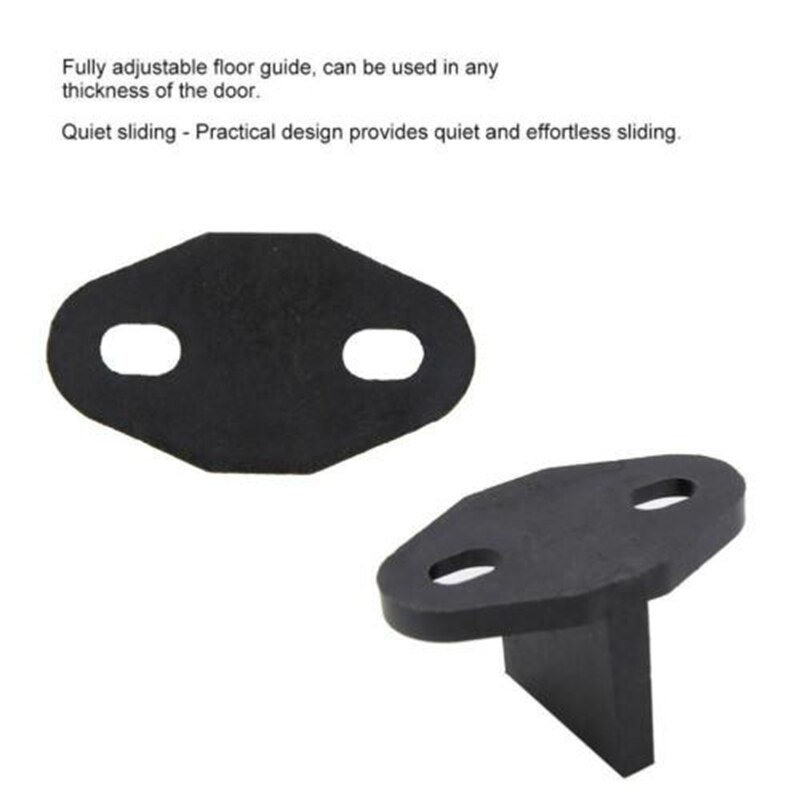 Matériel de Guide de Plancher Avec Vis Maison Outil Accessoire Portail T Forme Grange
