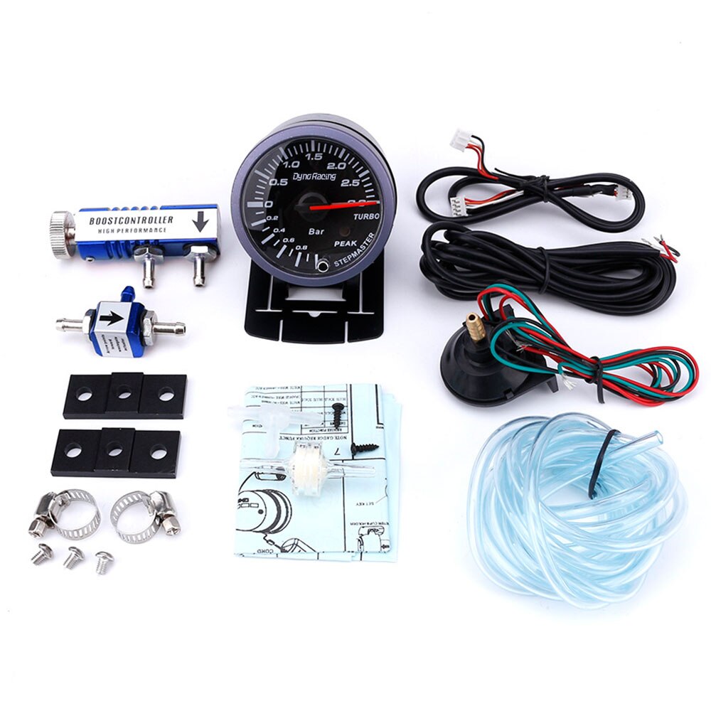 Dynoracing 60MM Auto Turbo Boost Gauge 3Bar + Vers... – Grandado