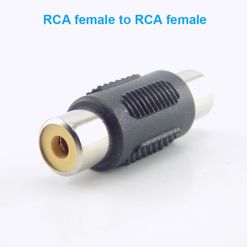1Pcs Bnc Rca Male Female Naar Bnc Rca Mannelijke Vrouwelijke Adapter Plug Coax Kabel Video Audio Draad Converter Connector voor Cctv Camera W1: Sky Blue