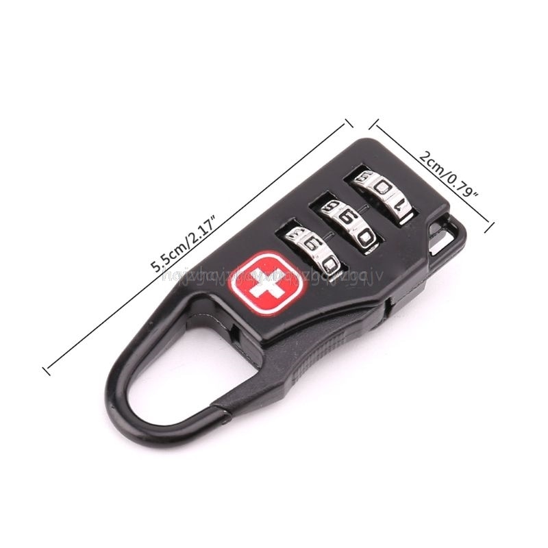 Combinación de símbolo cruzado, código de seguridad, Mini candado de equipaje, bloqueo de número de viaje Je21 19,