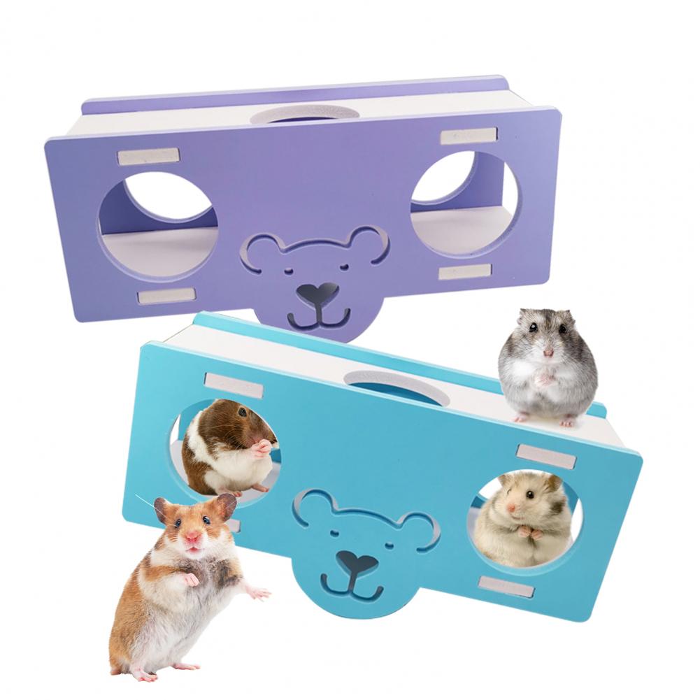 Doskonała huśtawka chomika zabawna łatwa w montażu zabawka chomika premia DIY