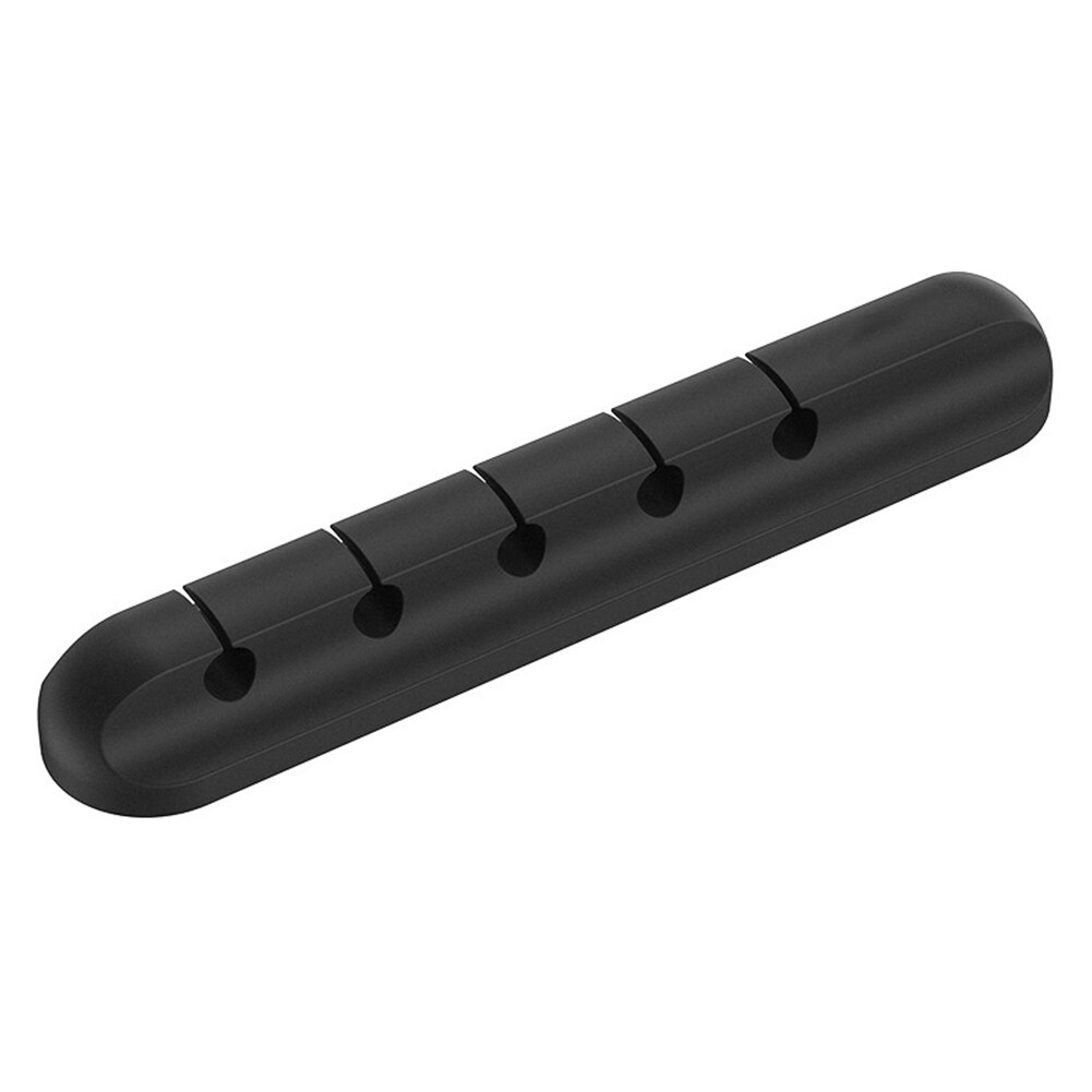 Przenośny Organizer do kabli silikonowy Organizer do zwijania kabla USB Desktop Tidy Management kabel z zaciskami uchwyt do myszy przewód słuchawek Organizer