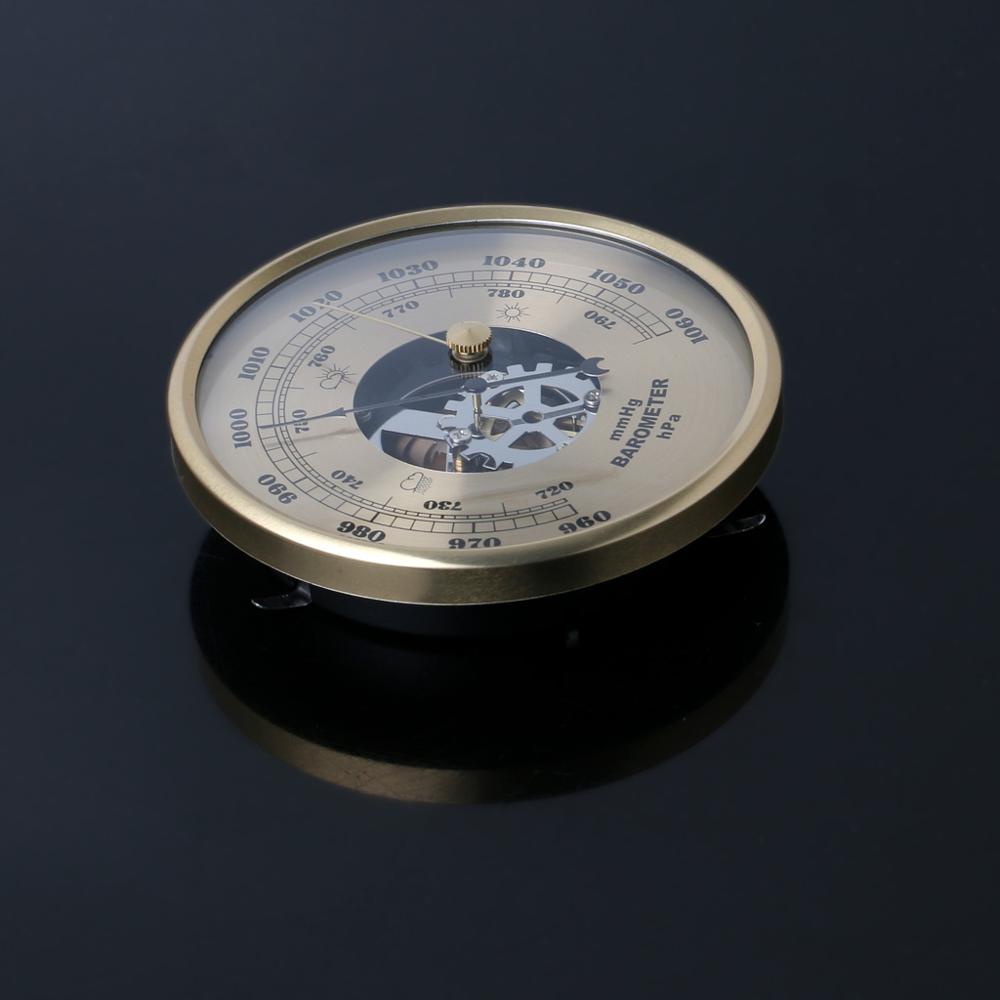 108mm Wall Mounted Barometer Perspective Round Dial Air Weather Station mmHg/hPa