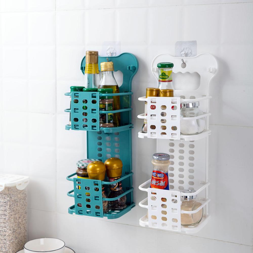 Plastic Bathroom Shelf Folding Hanging Storage Bas... – Grandado