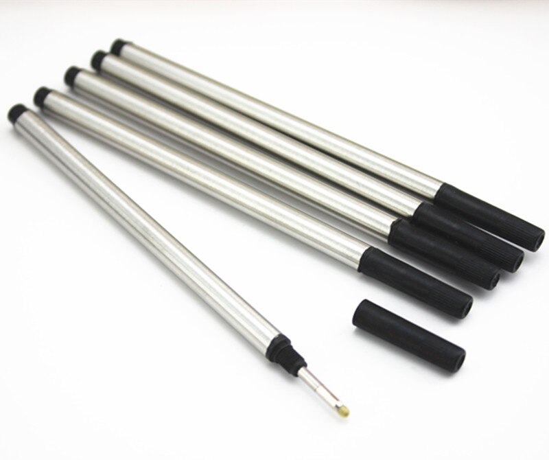 10 Pcs/Lot blue/black roller ball Pen Refills for any roller ball pen stationery office writing ink refill accessories MB09