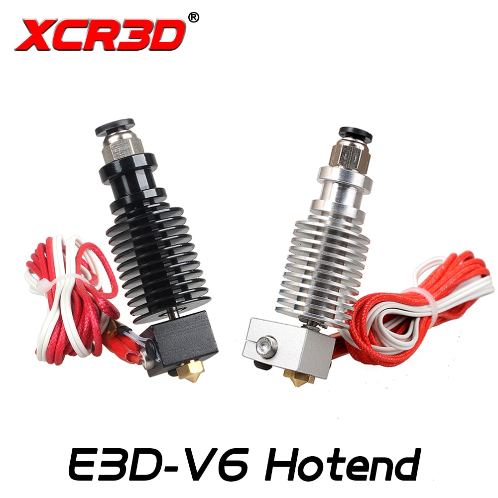 E3D V6 Hotend XCR3D 3D Printer Extruder Onderdelen 0.4/1.75Mm J-Head Afstandsbediening 12V 24V