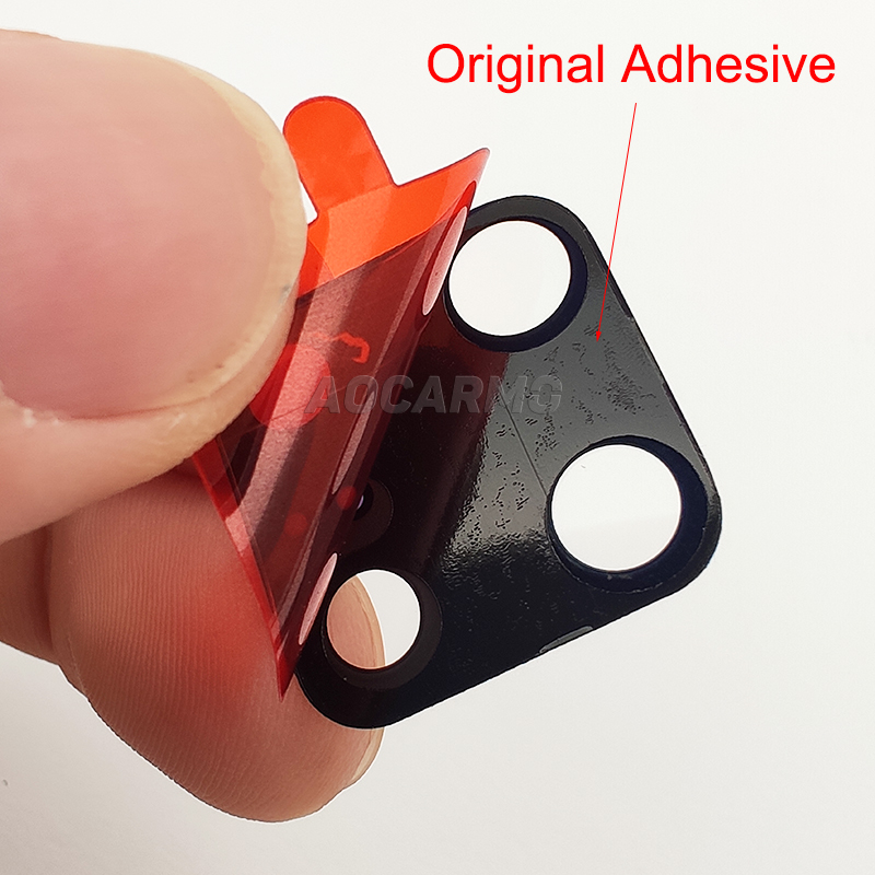 Aocarmo Achter Back Camera Lens Glas Ring Cover Met Sticker Frame Vervanging Deel Voor Huawei Mate 20/Mate 20 Pro