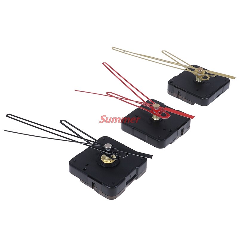Quartz Clock Movement Mechanisme Met Handen Stille Batterij Aangedreven Wandklok Kit Diy Reparatie Onderdelen Vervanging