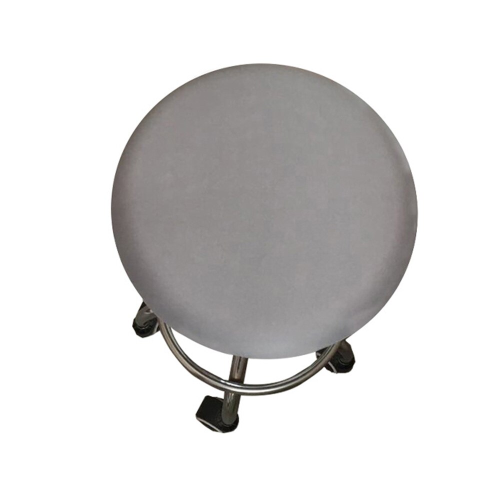 1 pièces couleur unie Stretch rond chaise couverture étanche maison tabouret de Bar siège housse housses hôtel décoration de la maison