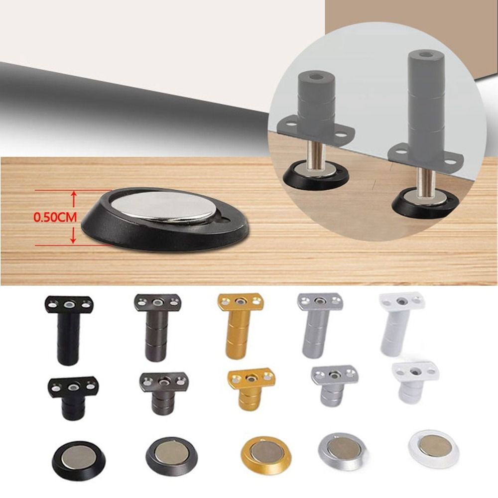 Door Stops Heavy Duty Door Holder Magnetic Invisible Door Stopper Catch Hidden Stainless Steel Door Stop Hardware
