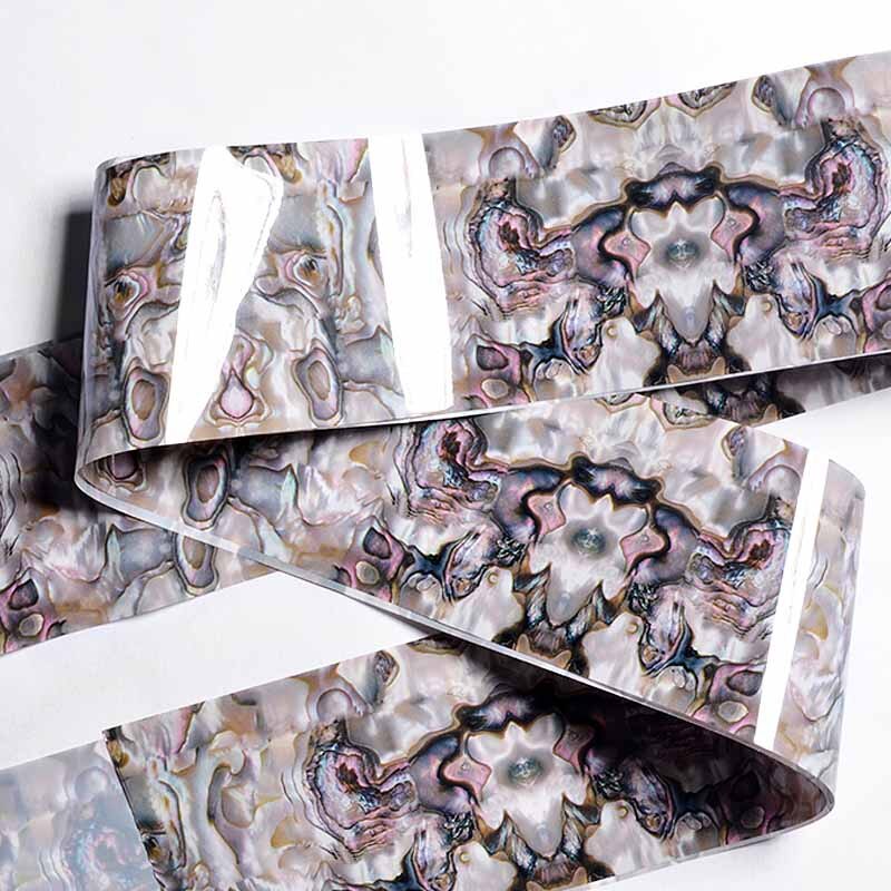 Nagelkunst ster schelp sterrenhemel sticker schelp 3d nagelsticker onregelmatige schelp decal sterrenhemel warmteoverdracht sticker 4*100