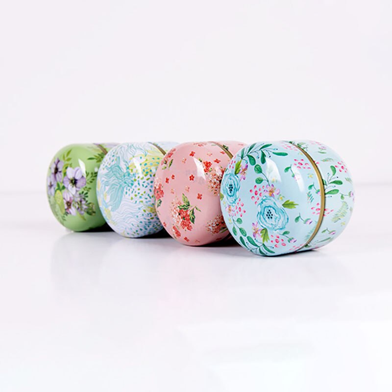 Tea Tin Box General Tinplate Household Sealed Tea Packaging Box Carrying Small Tin Cans for Japanese Scented Tea