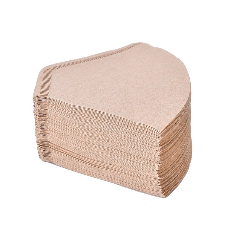 100 Stks/zak Houten Originele Hand Drip Papier Koffie Filter Espresso Koffie Filter Packs Theezakje Zeef Groene Thee Zetgroep