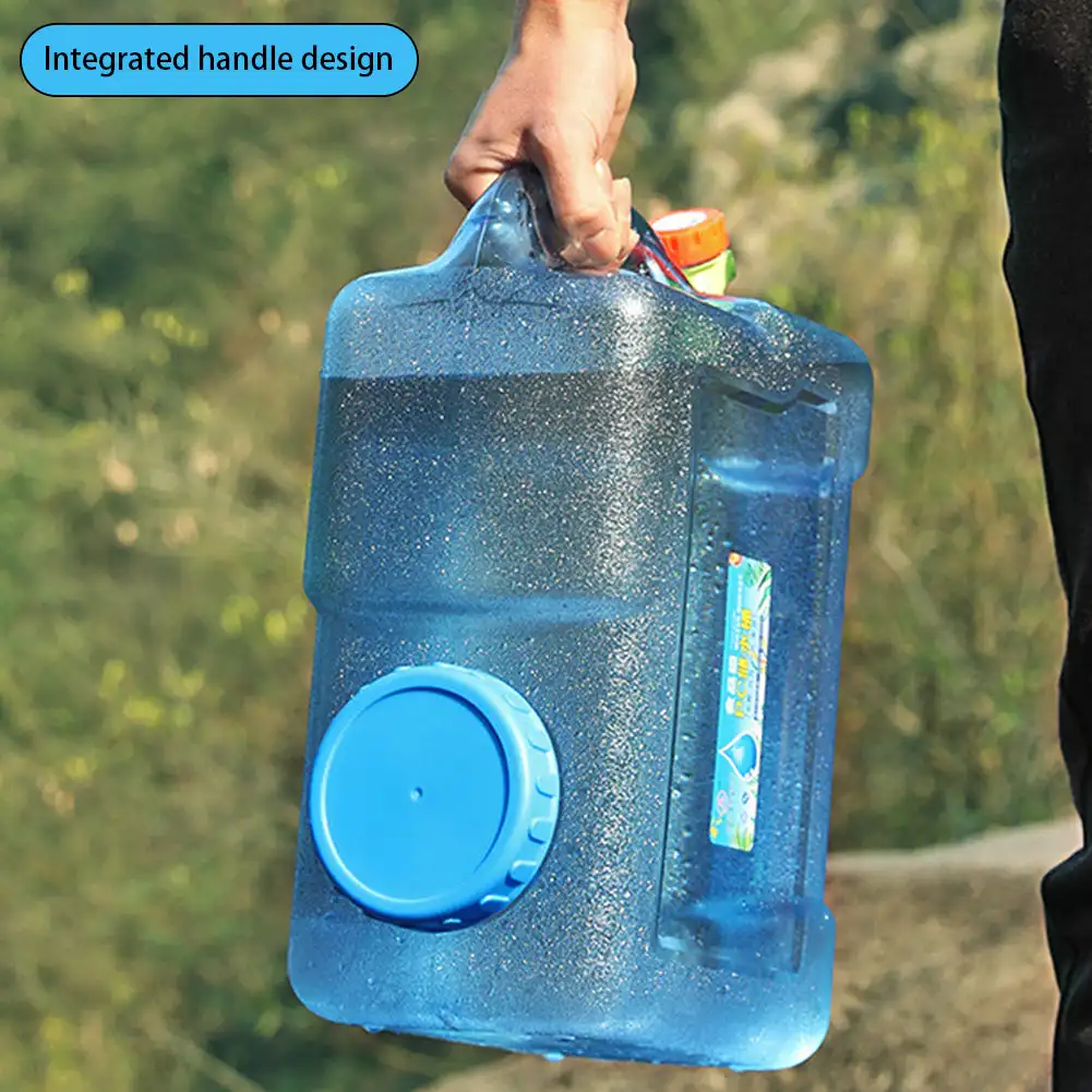 Serbatoio Di Stoccaggio 'Acqua Portatile Da All'Aperto Con Rubinetto Contenitore Per Acqua Pieghevole 11 Litri Escursioni Picnic Barbecue 88024077