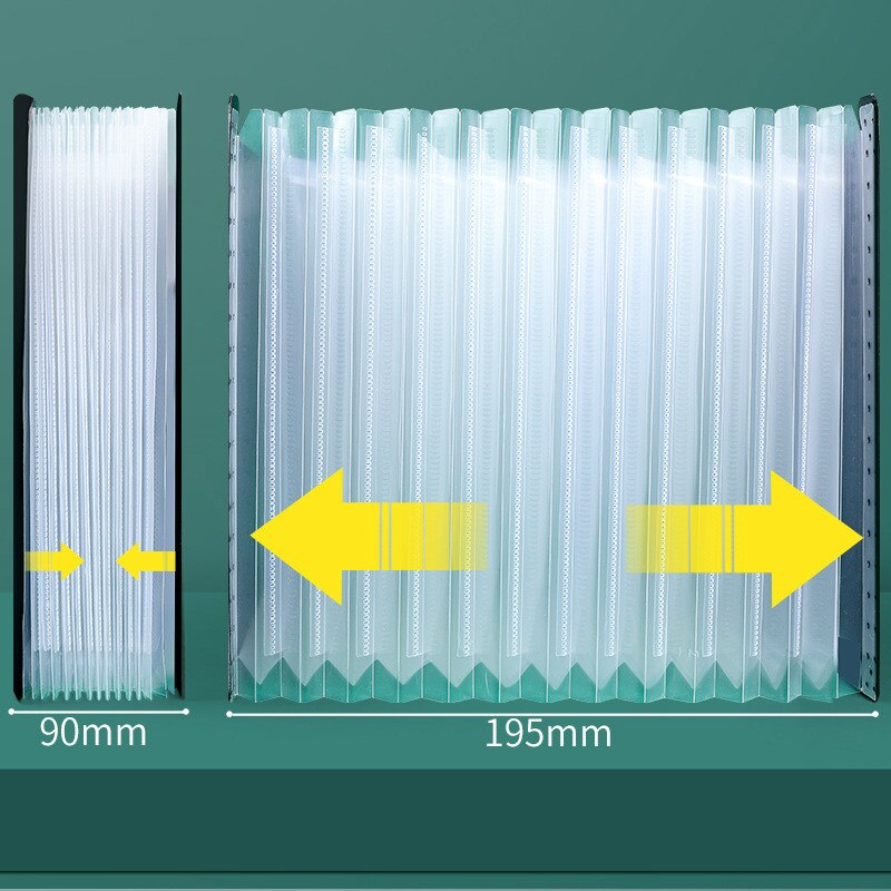 1Pc File Folder Document Paper Organizer Storage Holder Multilayer Expanding Box School Office Stationery File Desktop Storage