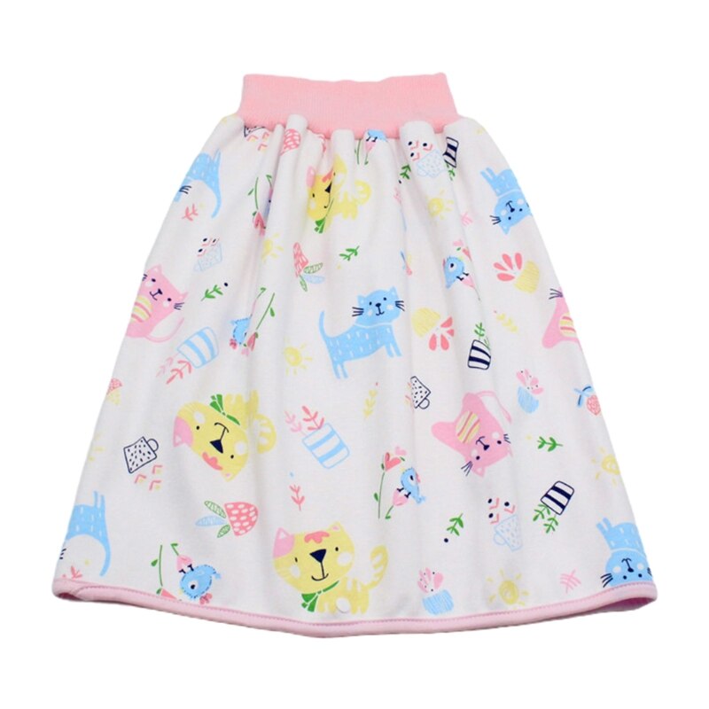 Infantile enfants imperméable couche-culotte jupe lavable réutilisable Urine Pad Shorts bébé -né formation couche à langer pantalon: 4 / M