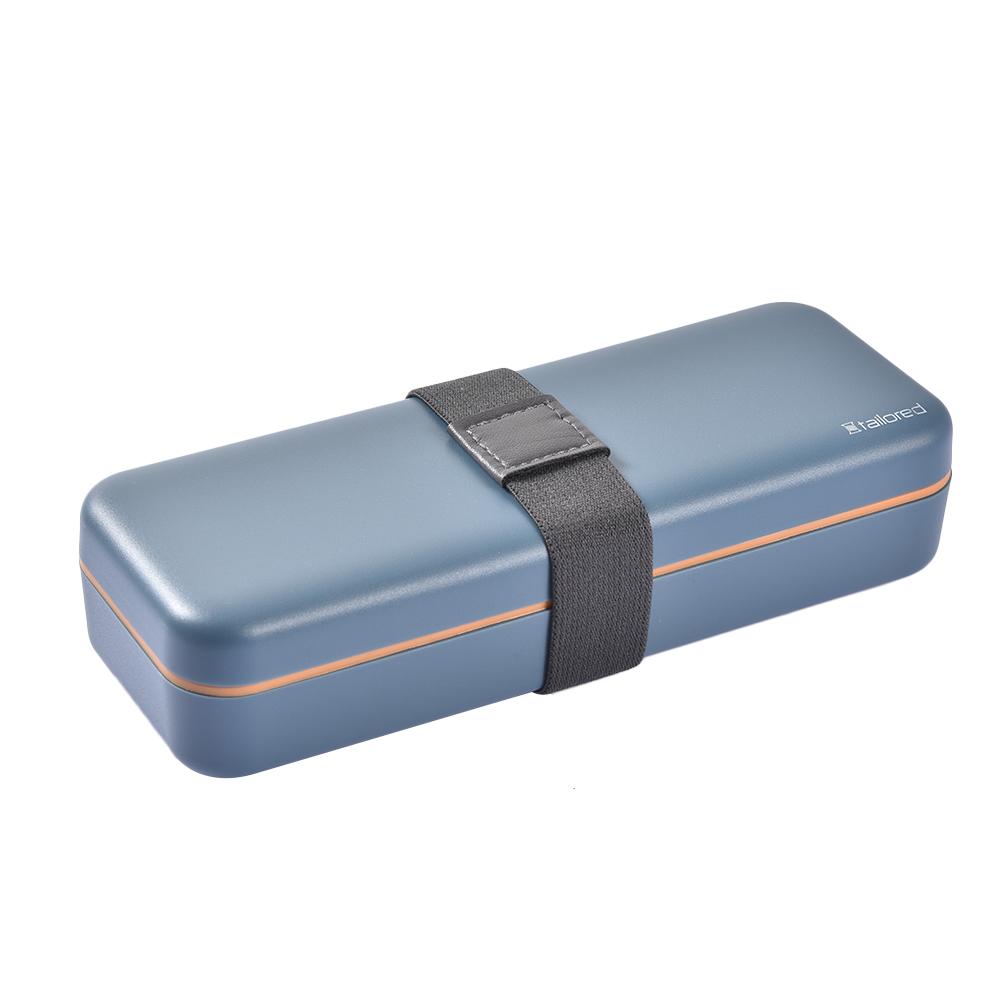 51PCS/Set Household Sewing Box Set Portable Multi-function Sewing Kit Hand Sewing Needle Storage Box: Deep Blue