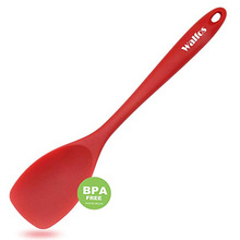 WALFOS Premium Siliconen Lepel Spatel-BPA Gratis Pro-Grade Non-stick Hittebestendig Spoonula voor Roeren, scheppen, en Mengen