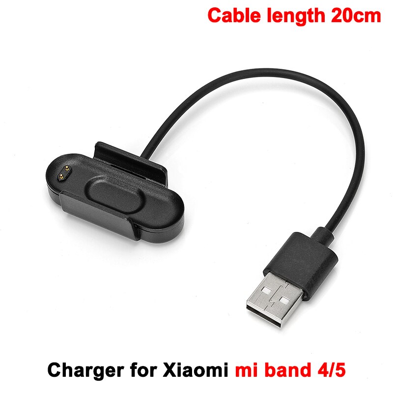 USB fast Charging Cable Charger For Xiaomi Mi Band 6 5 4 Cable Data Dock For MiBand 2 3 4 5 Charge OTG Adapter Station Portable: 8 20CM-Miband 4 5