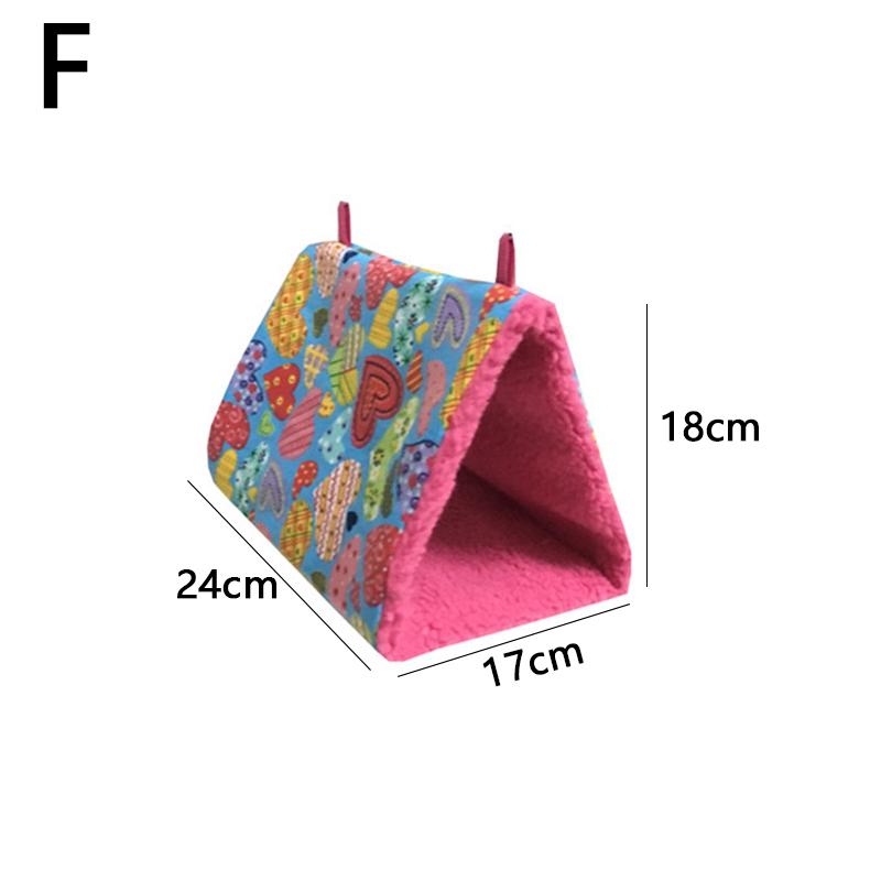 Warm Kooi Nest Tent Vogel Opknoping Cave Papegaai Schommel Speelgoed Kooi Nesten Papegaai Hangmat Vogel Opknoping Bed House Pluche winter: F-M