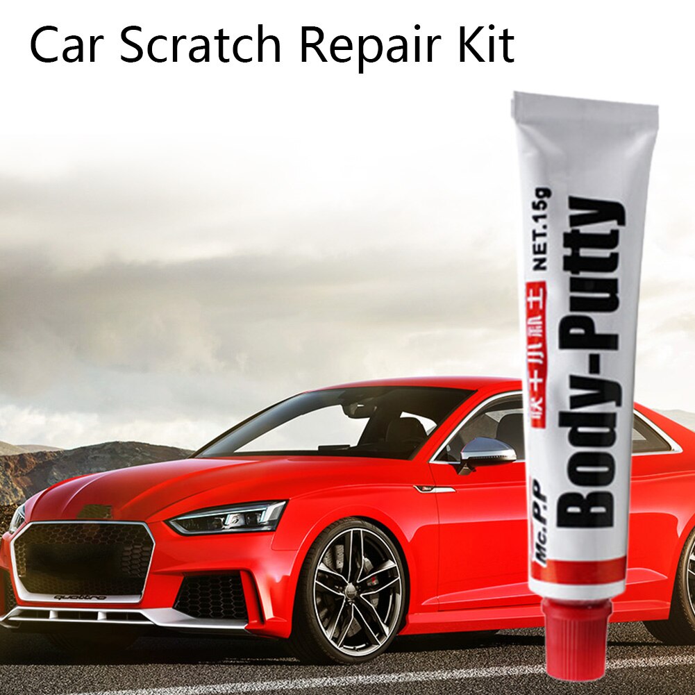 200G Auto Car Body Repair Putty Scratch Filler Painting Assistant Smooth Repair Tool Quick-drying Paint Care Auto Accessories: 15g Putty