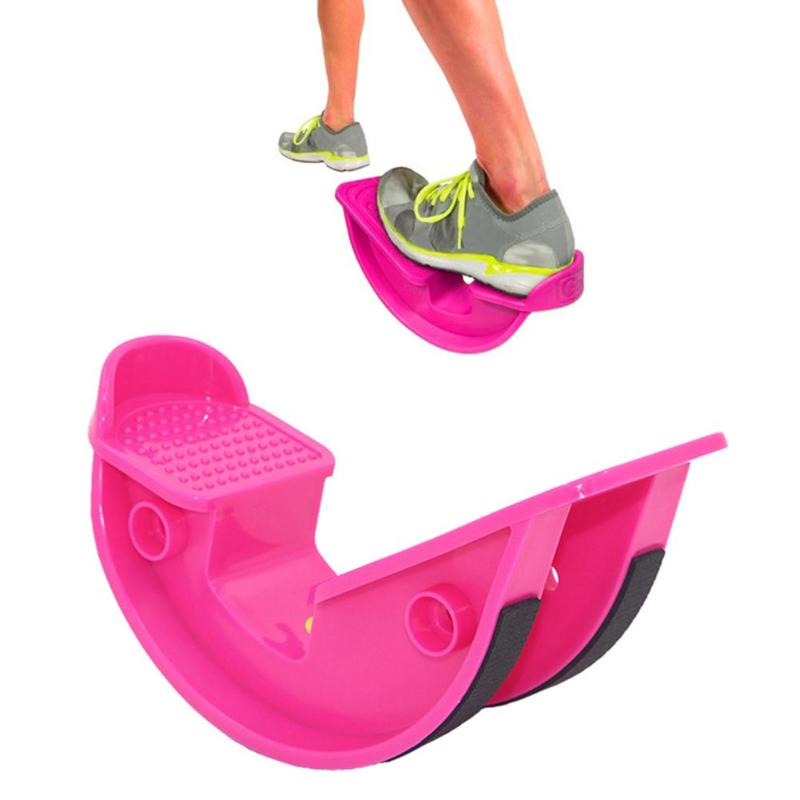 Estirador de pie para pies, tabla de estiramiento de tobillo de pantorrilla balancín para Aquiles Tendinitis, Pedal de masaje muscular, camilla de Fitness, planta de Yoga, 1 ud.