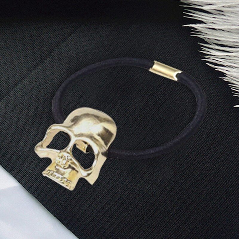 Halloween metalen schedelbot haarband haaraccessoires, haarband elastische haarband, haaraccessoires, sieraden vrouwen