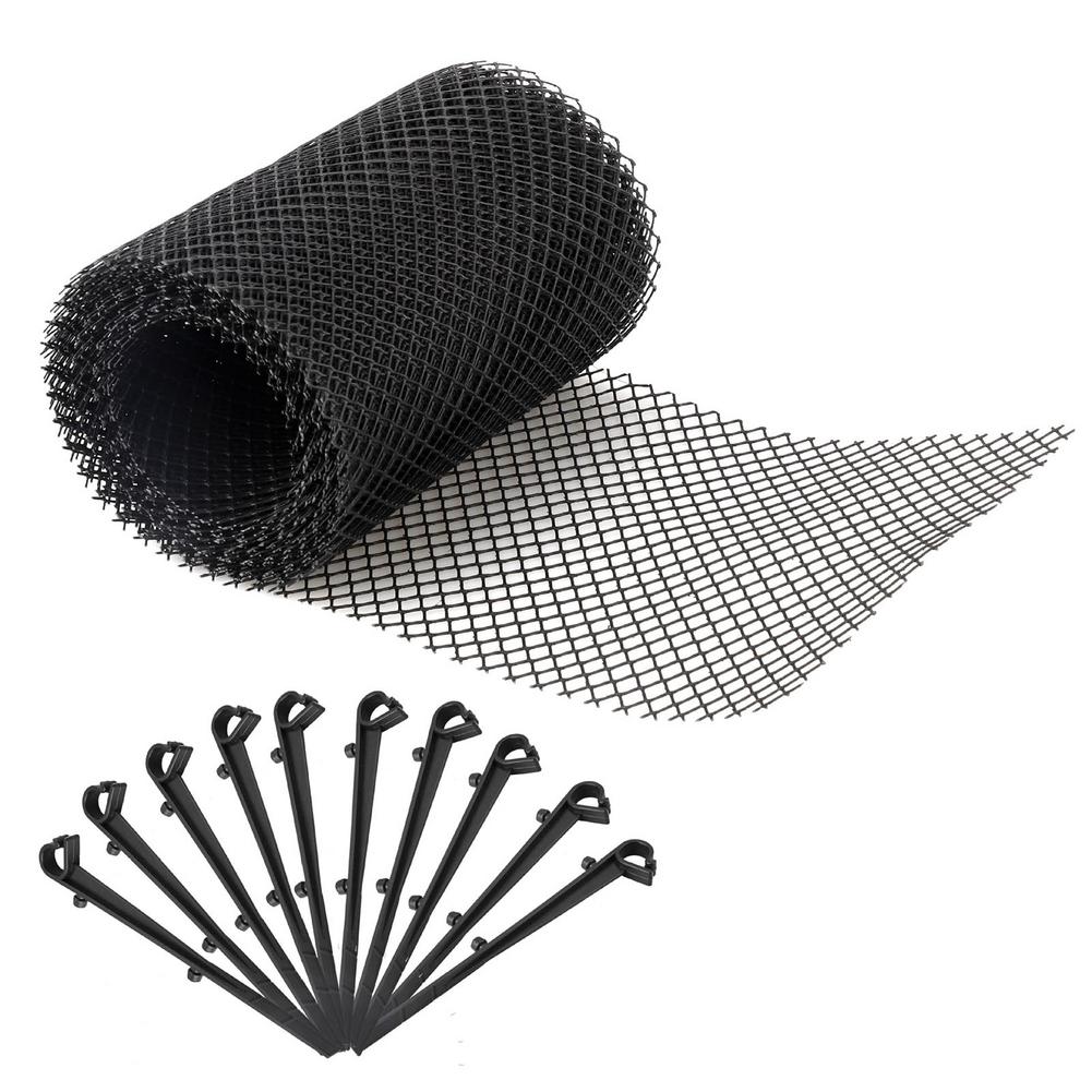 Guard Gutters Anti Clogging Mesh Cover Balcony Easy Install Gutter Guard Flexible Drain Reduce Overflow Cleaning Tool: Default Title