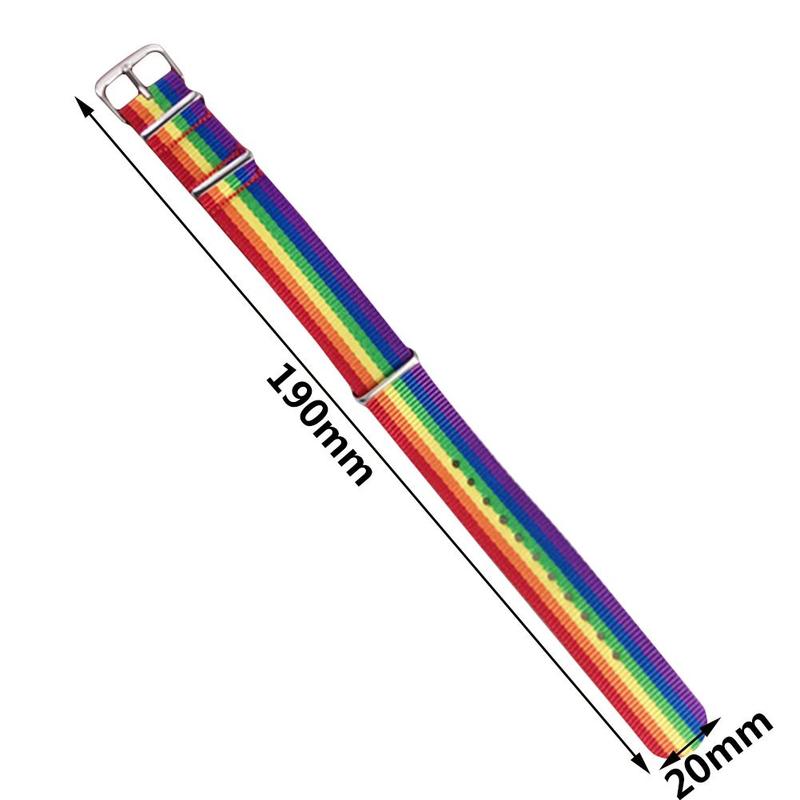 Regnbågsarmband män kvinnor par vänskap band nylonkrage punk lgbt pride kvinnor pride armband smycken
