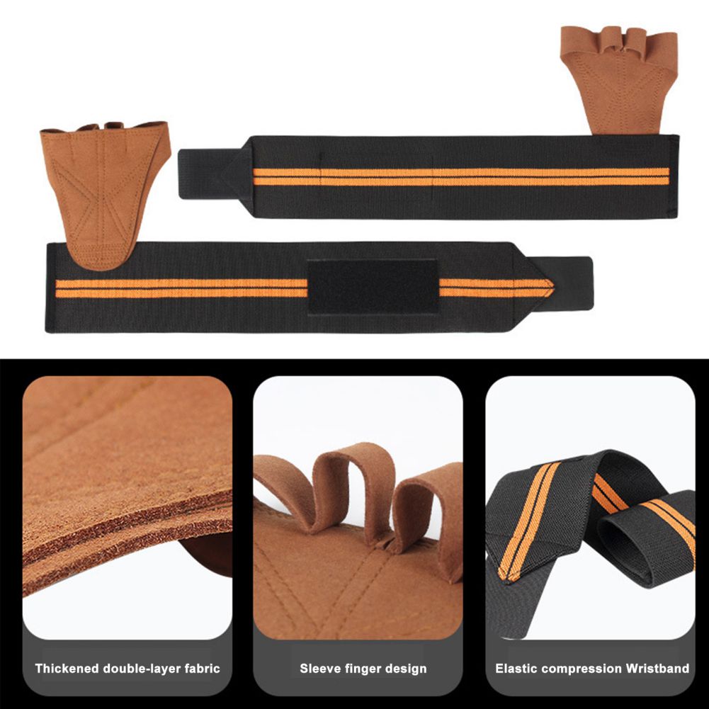 1 Pairs Gewichtheffen Training Handschoenen Voor Mannen Vrouwen Fitness Sport Body Building Gymnastiek Gym Hand Pols Palm Protector Handschoenen