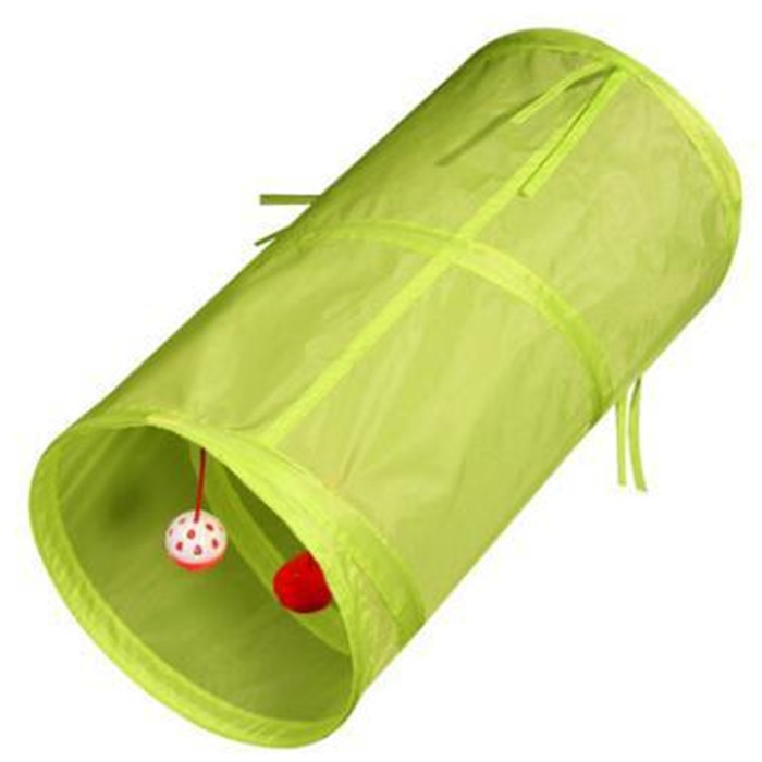 2/3 Holes Pet Cat Tunnel Toys Foldable Pet Kitten Training Interactive Fun Toy For Cats Rabbit Ferrets Animal Play Tunnel Tube: 7