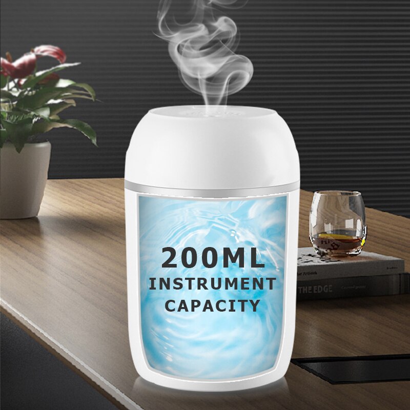 Ultrasonic Aromatherapy Diffuser Quiet Humidifier Air For Home USB Fogger Mist Maker With LED Night Lamp Ultrasonic Mist Maker