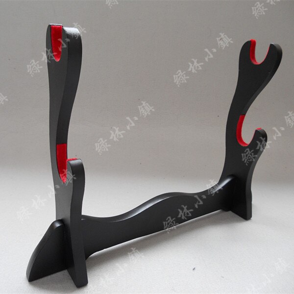 Protection rembourrée Japonesa samouraï épée Katana Wakizashi Tanto support support présentoir Acolchado de Tela cadre en bois 4 dessins
