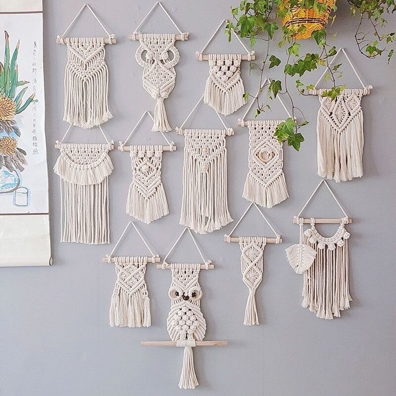 DIY Macrame Koord Katoenen Touw Touw String Lint Ambachten dromenvangers Handwerk Thuis Bohemen Bruiloft Decor 1/2/3/4/5/6/8/10mm