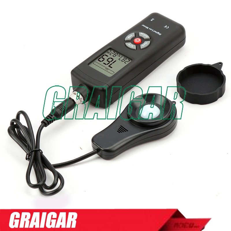 200,000 Lux Digital Meter Light Luxmeter Meters Luminometer Photometer Lux/FC TL-601
