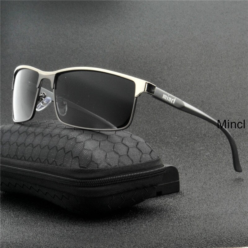 Men Aluminum black Sunglasses HD Polarized UV400 Mirror Male Square brown Driving goggles Sun Glasses Women For Men FML