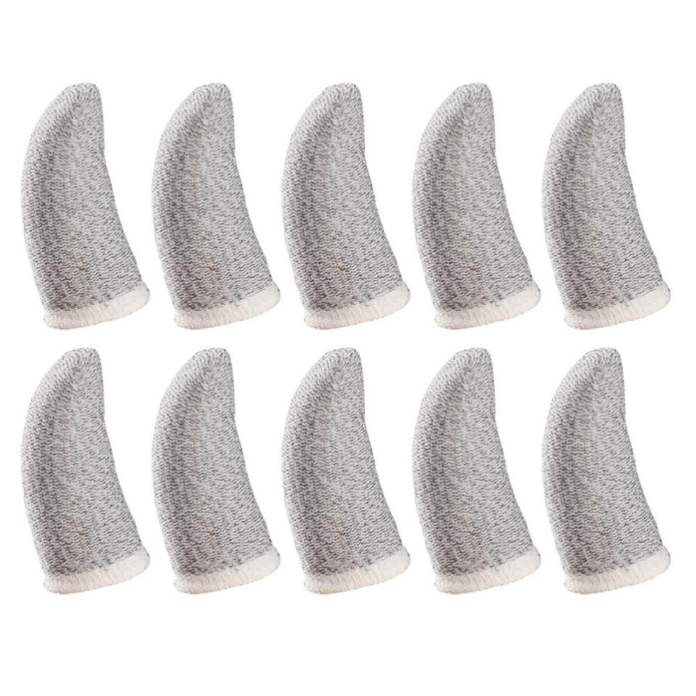 10 Pcs Flexibele Vinger Mouwen Comfortabele Dunne Vinger Covers Spel Levert: Default Title