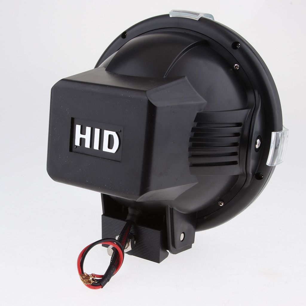 7' 100W HID Fronts Flood Driving Lights HID Xenon 12V Trucks SUV Spot Work Light Waterproof Flashlight Headlight 6925 LM 6000K